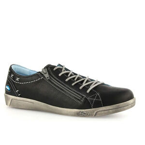 Cloud Footwear Aika Shoes US 9-9.5 40 Brushed Leather Lace Up Zip Casual Sneaker